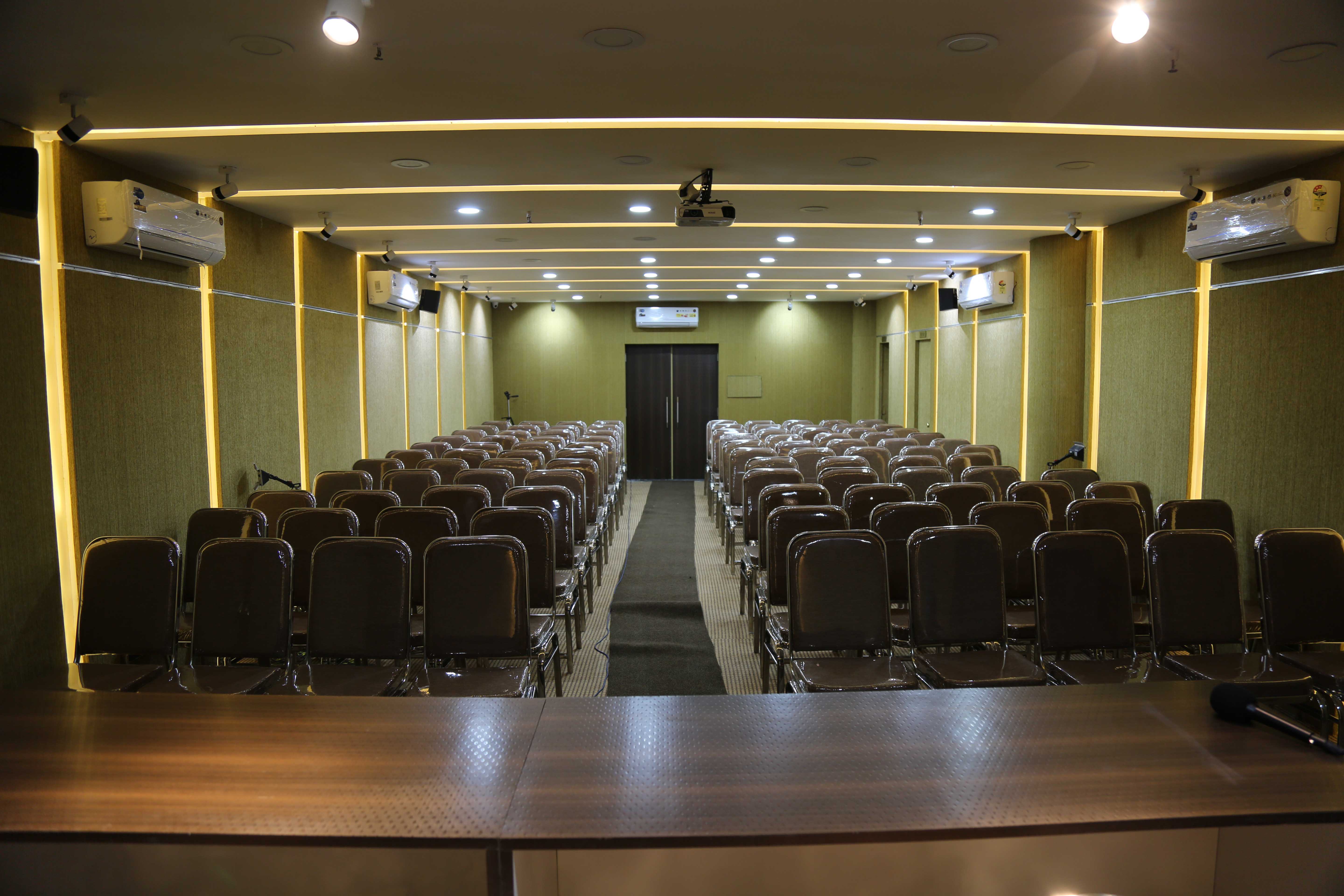 Seminar setup at Media Plus Auditorium