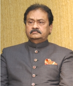 Mohammed Ali Shabbir, former Deputy Chief Minister of Andhra Pradesh and senior Congress leader at Media Plus Auditorium in Hyderabad