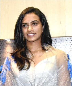 P V Sindhu at Media Plus Auditorium
